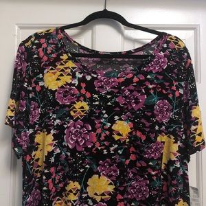 LuLaRoe Carly 3XL NWT slinky floral